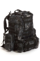 Рюкзак тактический со съемными подсумками темный камо