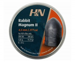 Пули H&N Rabbit Magnum II 4,5 мм, 1,02 г (200 штук)