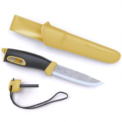 Нож Morakniv Companion Spark Yellow из нержавеющей стали (13573)