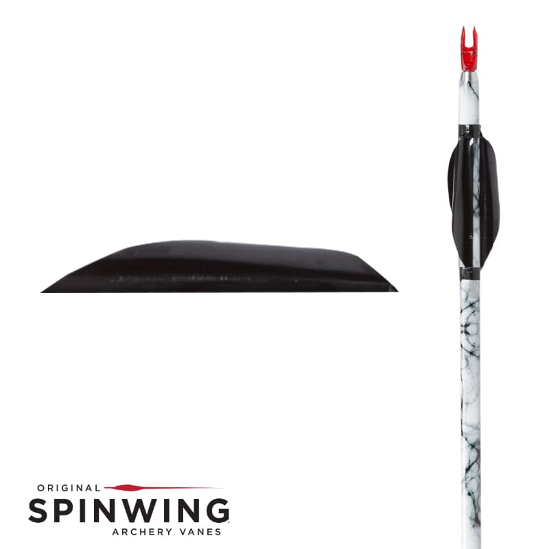 Оперение SpinWings 1 ¾ Black (черное)